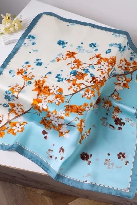 Foulards Accessoires Bleu clair VS PLUS TS1402 Efashion Paris