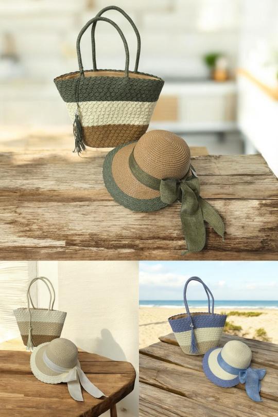 Ensembles Accessoires Bleu ciel VS PLUS ZH62623 Efashion Paris