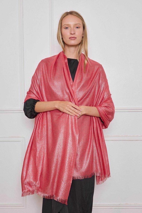 Écharpes Accessoires Champagne VS PLUS QY2410 Efashion Paris