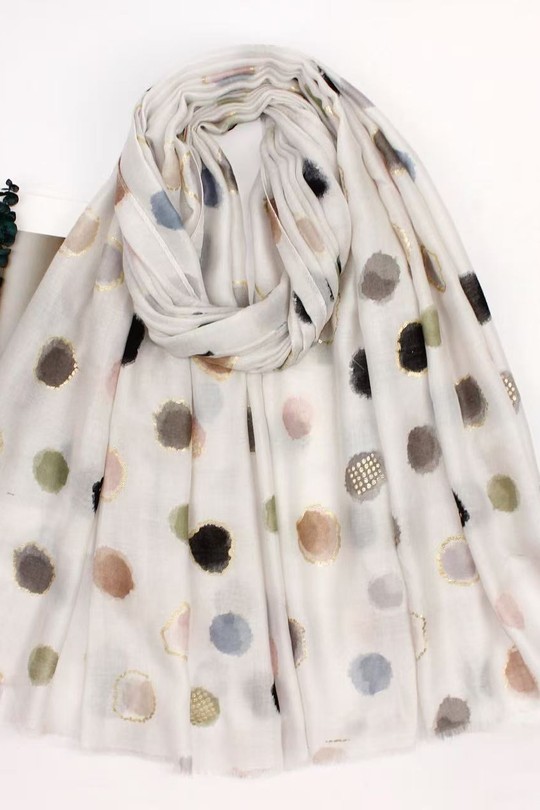 Écharpes Accessoires Beige VS PLUS JQ86228 Efashion Paris