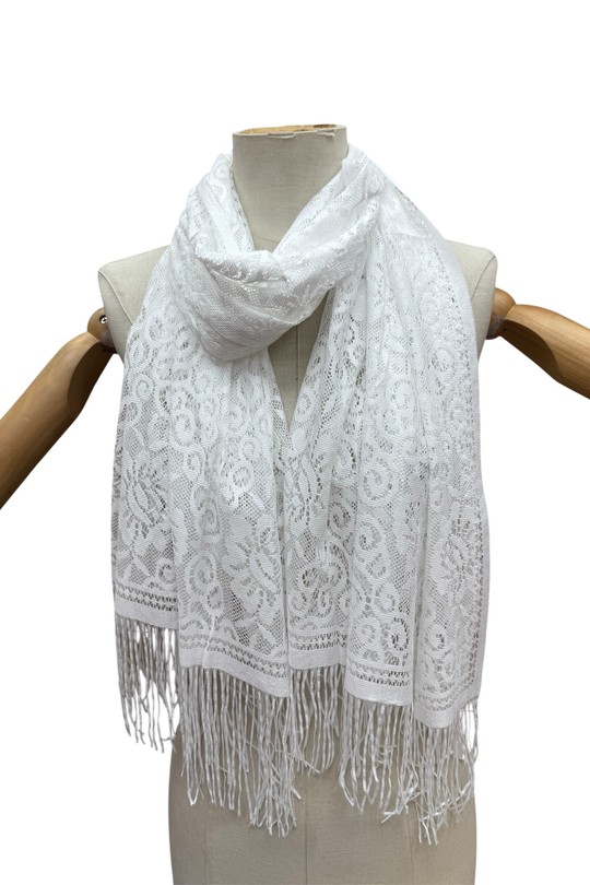 Écharpes Accessoires Blanc VS PLUS FT7145 Efashion Paris