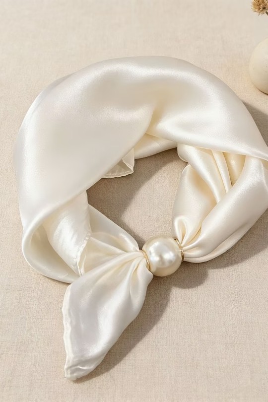 Foulards Accessoires Taupe VS PLUS TS3054 Efashion Paris