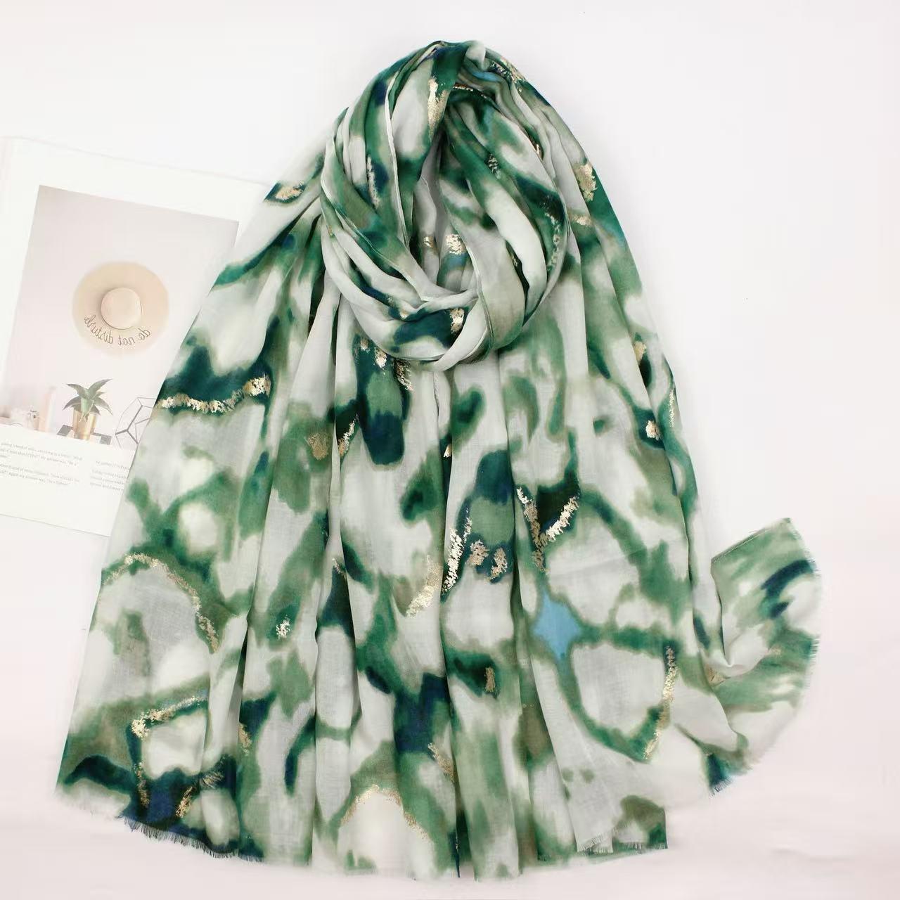 Écharpes Accessoires Vert clair VS PLUS JQ106245 #c Efashion Paris