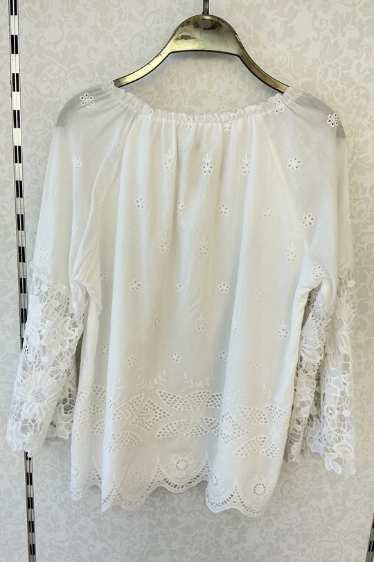 Tops Femme Blanc MISS CHARM M2160 Efashion Paris