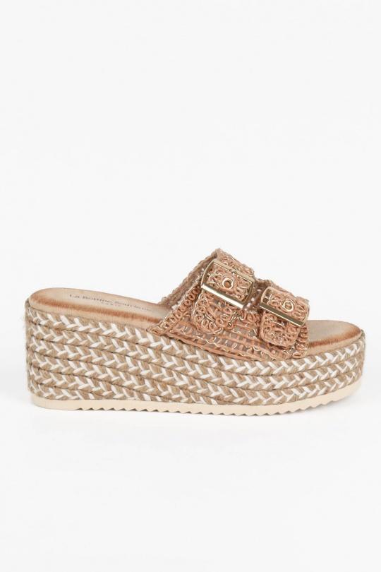 Wedges Shoes Camel LA BOTTINE SOURIANTE  BHF9501 Efashion Paris
