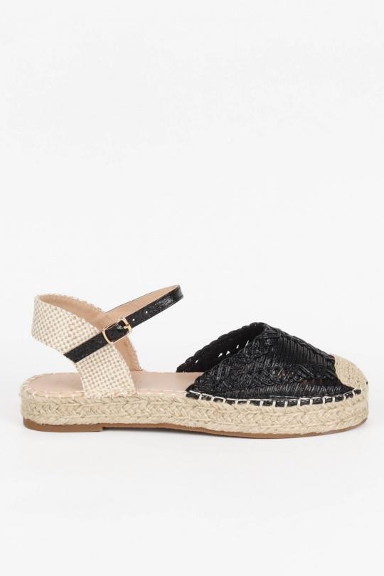 Alpargatas Zapatos Black LA BOTTINE SOURIANTE  BJY9570 Efashion Paris