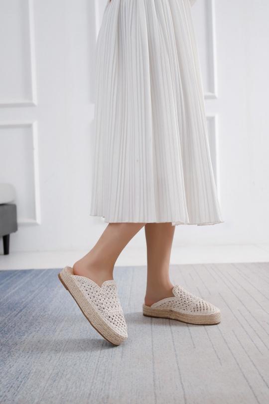 Espadrilles Chaussures Beige LA BOTTINE SOURIANTE  BYJ9523 Efashion Paris
