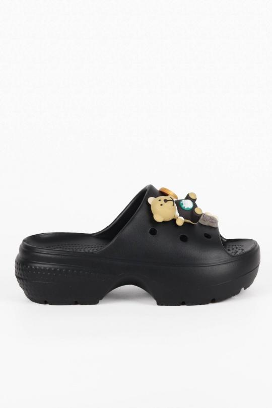 Compensées Chaussures Noir LA BOTTINE SOURIANTE  1015 Efashion Paris