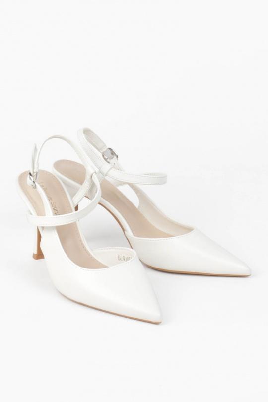 Escarpins Chaussures Blanc LA BOTTINE SOURIANTE  BLQ1055 Efashion Paris