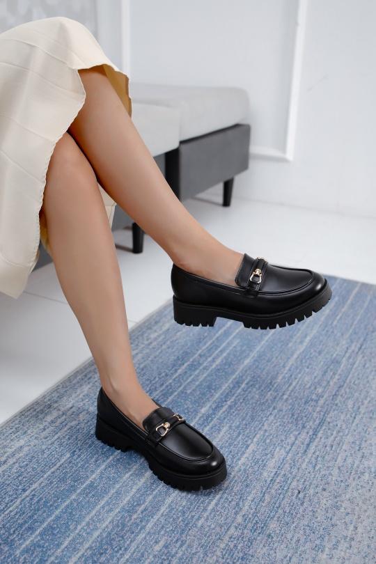 Mocassins Chaussures Noir LA BOTTINE SOURIANTE  BNJ9829 Efashion Paris