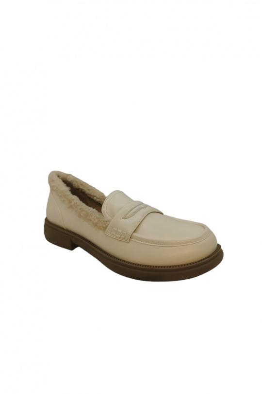 Mocassins Chaussures Beige VICES-VERSO V-671 Efashion Paris