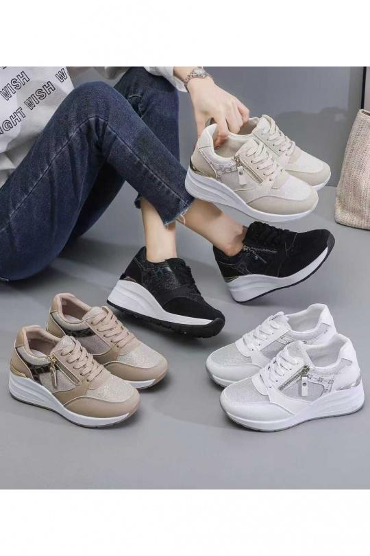 Baskets Chaussures Kaki VICES-VERSO V103 Efashion Paris