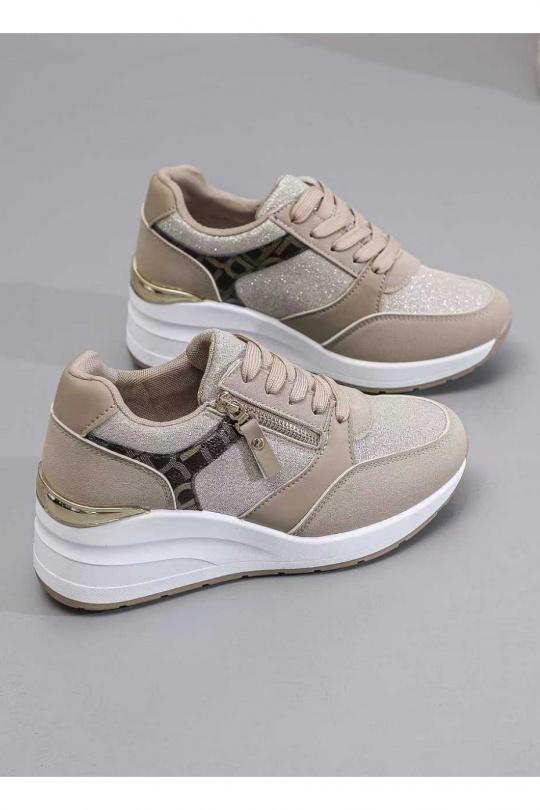Baskets Chaussures Kaki VICES-VERSO V103 Efashion Paris