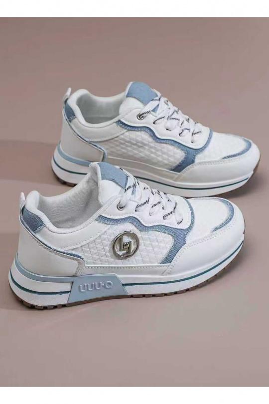 Baskets Chaussures Bleu VICES-VERSO B106 Efashion Paris