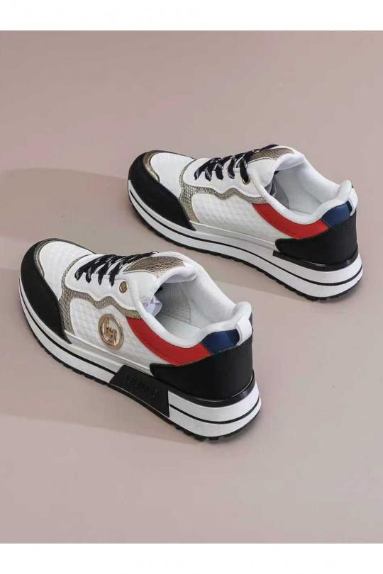 Baskets Chaussures Bleu VICES-VERSO B106 Efashion Paris