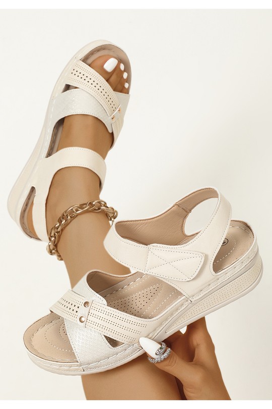 Grandes tailles Chaussures Beige VICES-VERSO V119B Efashion Paris