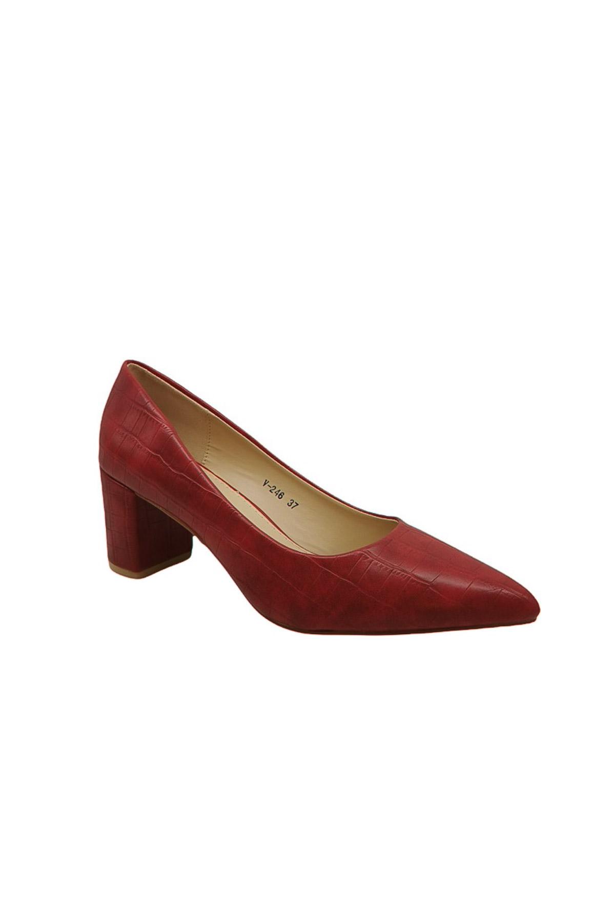 High heels Shoes Red VICES-VERSO V246 #c Efashion Paris