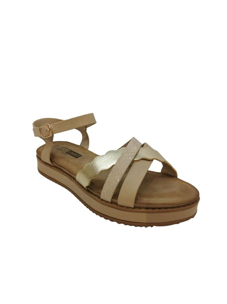 Sandals Shoes Beige VICES-VERSO V417 #c Efashion Paris