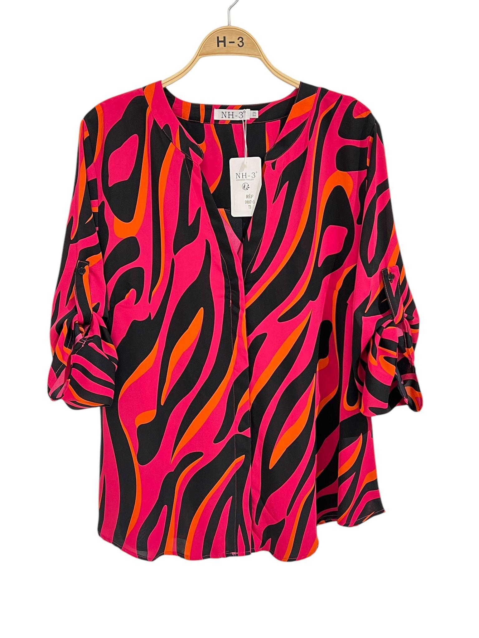 Shirts & blouses  Women Black H-3 9887-3 #c Efashion Paris