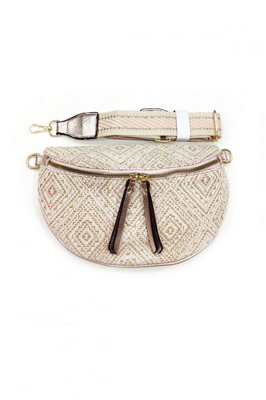 Sacs bananes Maroquinerie Rose MAROMAX SC-T-S12-21 Efashion Paris