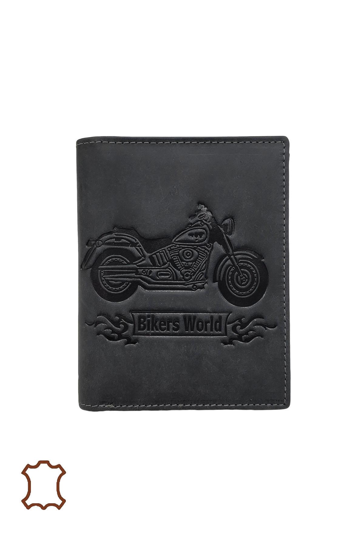 Portafogli Borse Chocolate MAROMAX PF-C-120MOTO #c Efashion Paris
