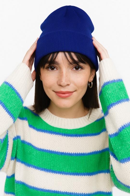 Berretti Accessori Navy blue Hologramme Paris 5026-MI C Efashion Paris