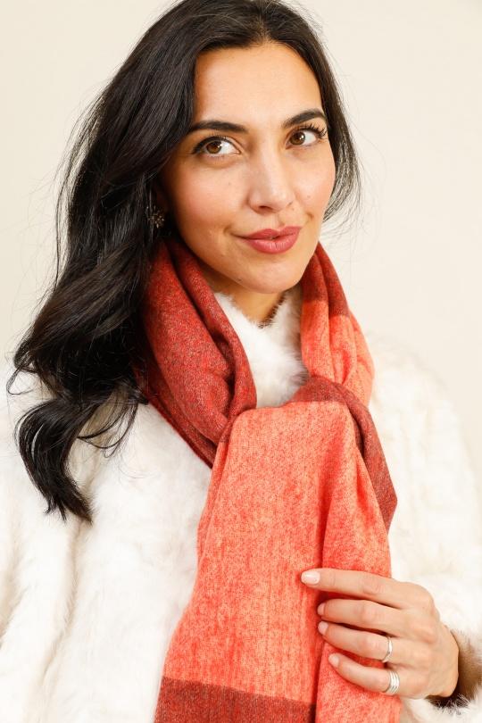 Écharpes Accessoires Rouge Hologramme Paris 72645R Efashion Paris