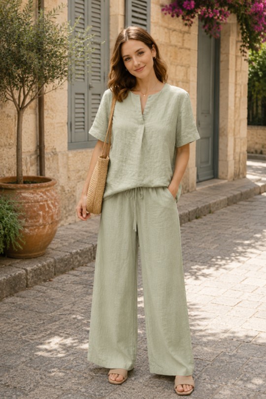Ensembles Femme Blanc MISSCO X040-X041 Efashion Paris
