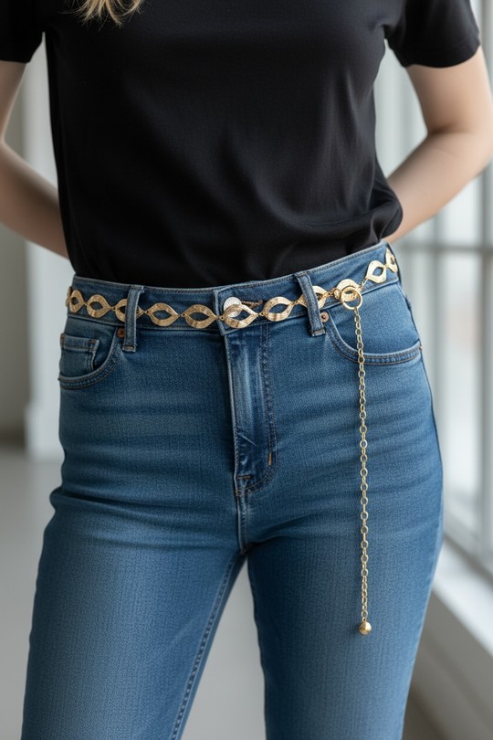 Ceintures Accessoires Doré Lidy's E81771 Efashion Paris