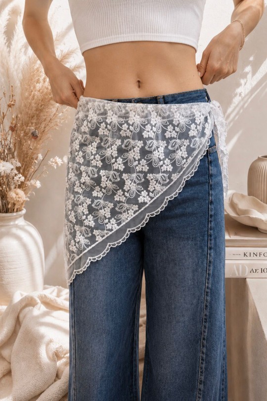 Foulards Accessoires Blanc Lidy's E91677-1 Efashion Paris