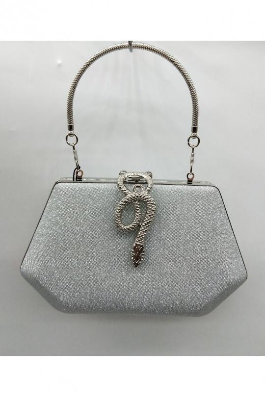 Pochette Borse Silver LX MODA BYH-860 Efashion Paris
