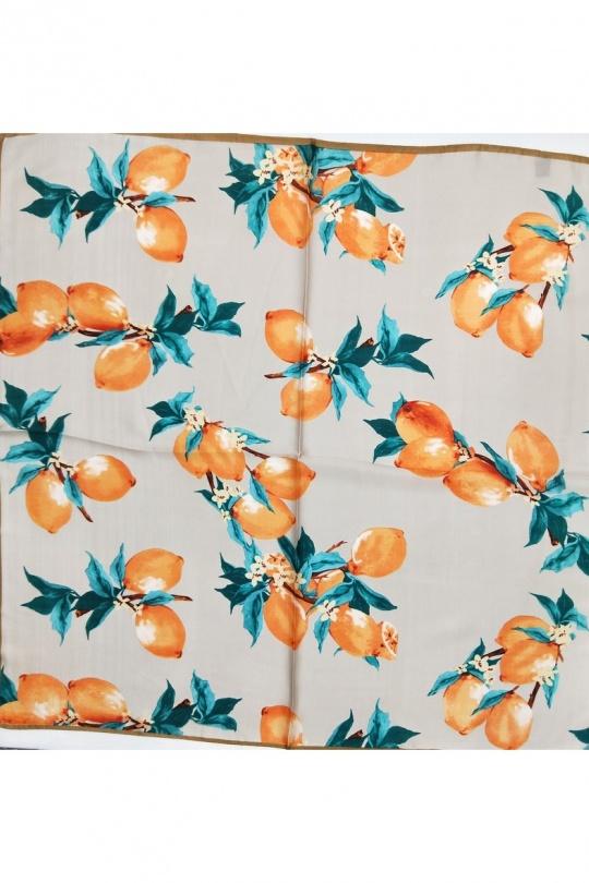Foulards Accessoires Beige LX MODA 18100-CITRON Efashion Paris