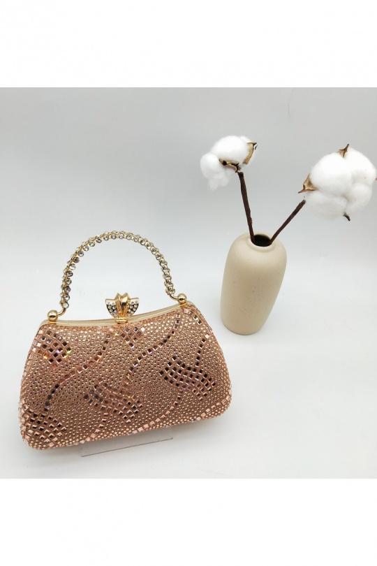 Pochette Borse Champagne LX MODA BJH-760 Efashion Paris