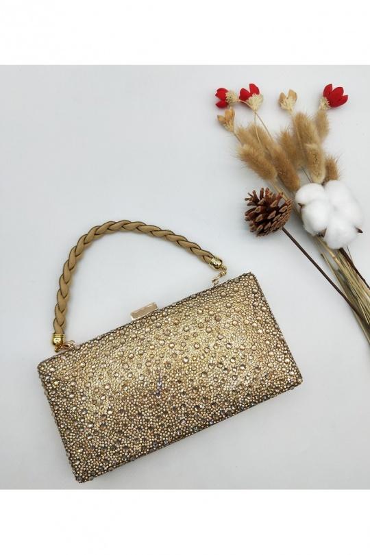 Clutch bags Bags Gold LX MODA BCK-1120 Efashion Paris