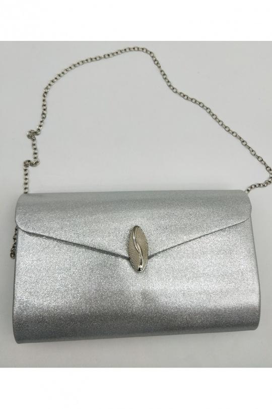 Pochettes Maroquinerie Argent LX MODA BJH-756- Efashion Paris