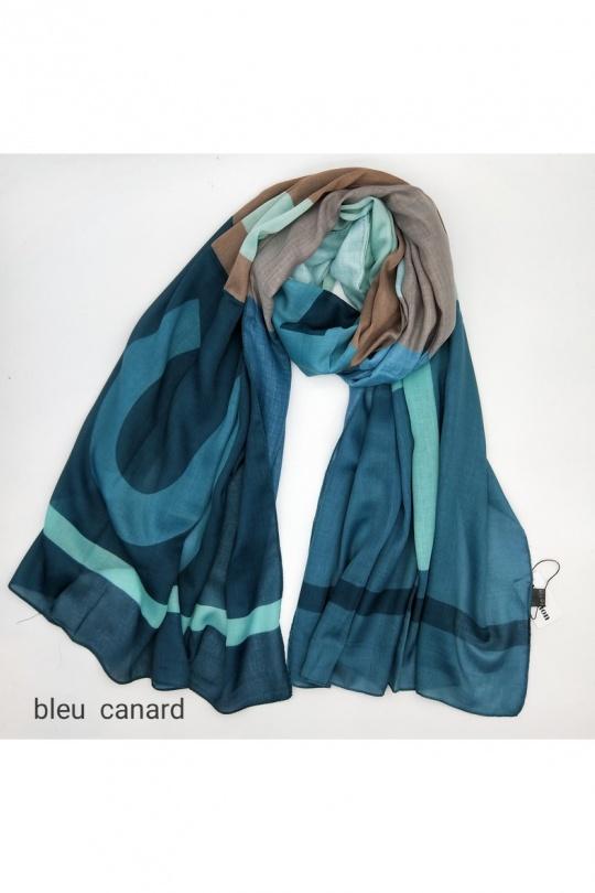 Sciarpe Accessori Peacock blue LX MODA WXC-26077 Efashion Paris