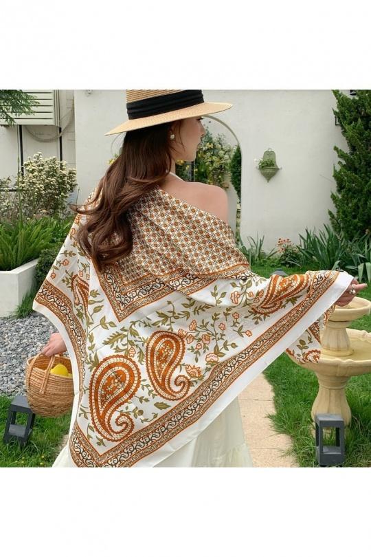 Foulard Accessori Beige LX MODA 9007 Efashion Paris