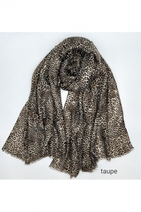 Écharpes Accessoires Taupe LX MODA WJY-26023 Efashion Paris