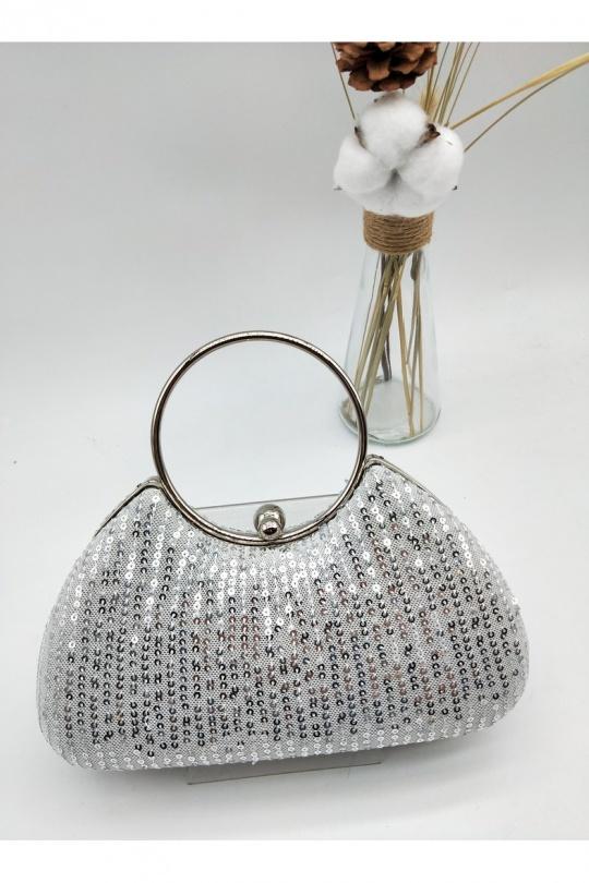 Bolsos pequeños & clutch Marroquinería Silver LX MODA BJH-770 Efashion Paris