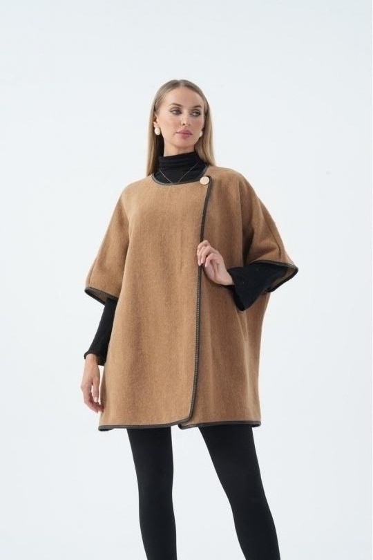 Cardigans Women Camel LX MODA WXB-9125 Efashion Paris