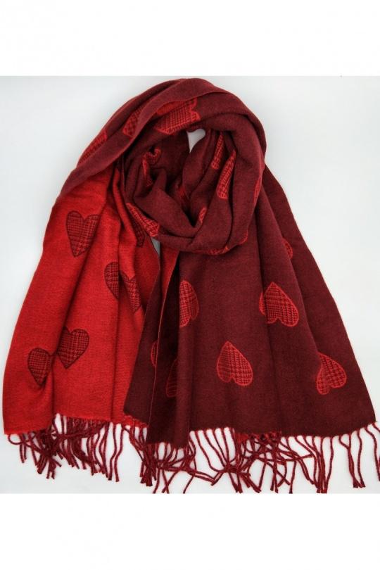 Bufandas Complementos Burgundy LX MODA WBY-26006 Efashion Paris