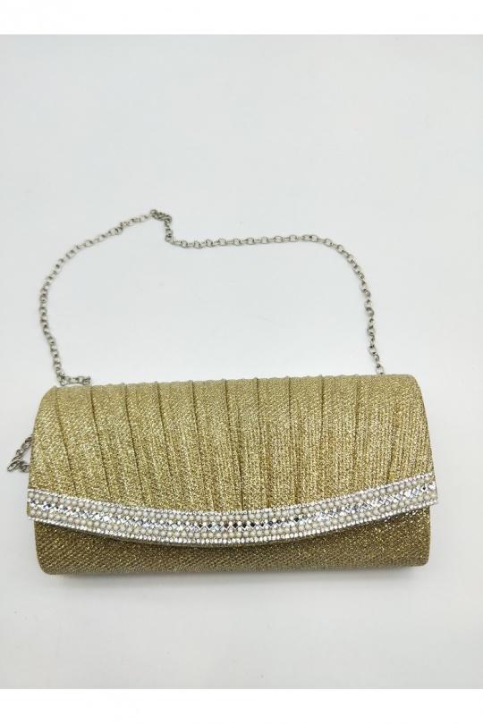 Pochettes Maroquinerie Doré LX MODA BXQ-308 Efashion Paris
