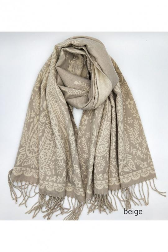 Sciarpe Accessori Beige LX MODA WBY-26003 Efashion Paris