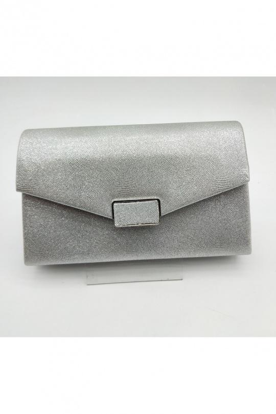 Pochettes Maroquinerie Argent LX MODA BXQ-296 Efashion Paris