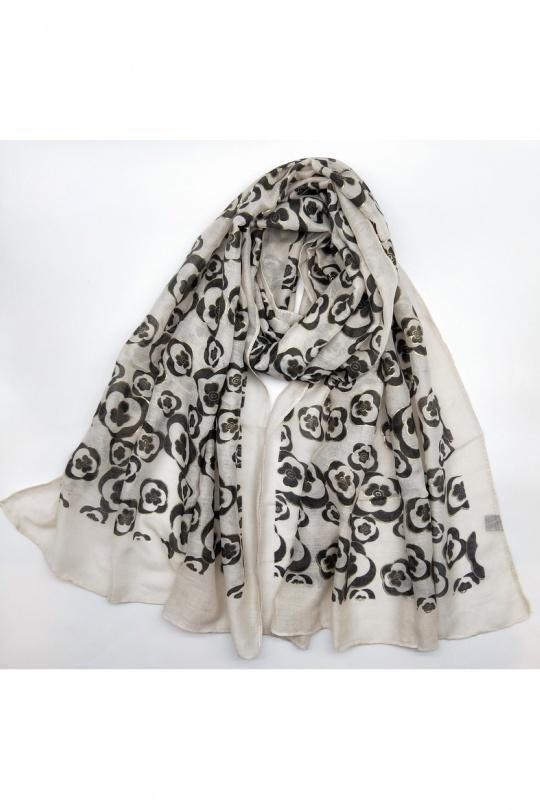 Écharpes Accessoires Beige LX MODA WCH-372 Efashion Paris