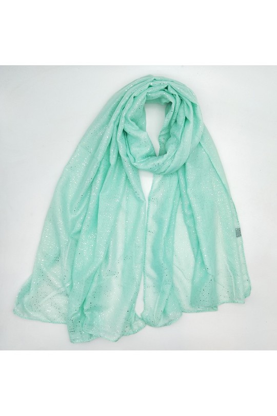 Écharpes Accessoires Turquoise LX MODA WCH-126 Efashion Paris