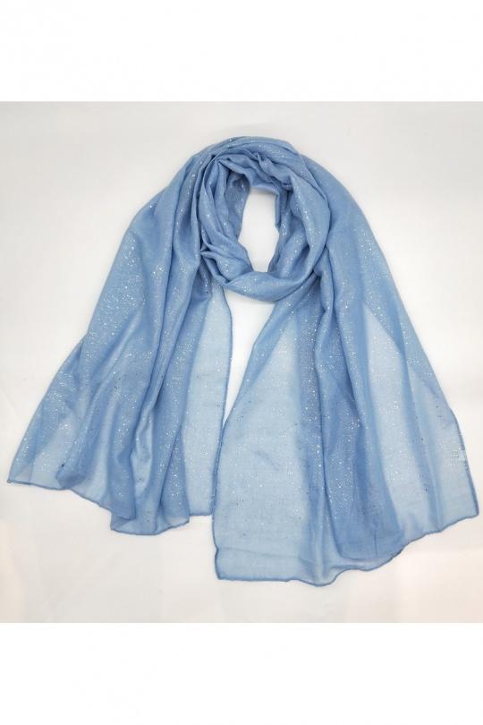 Écharpes Accessoires Turquoise LX MODA WCH-126 Efashion Paris