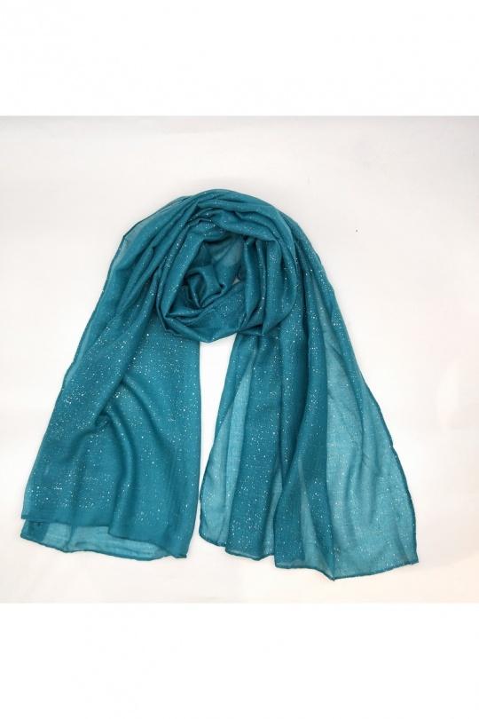 Écharpes Accessoires Turquoise LX MODA WCH-126 Efashion Paris