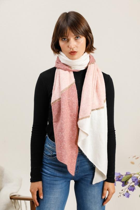 Scarves Accessories Pink LX MODA WZY-26058 Efashion Paris