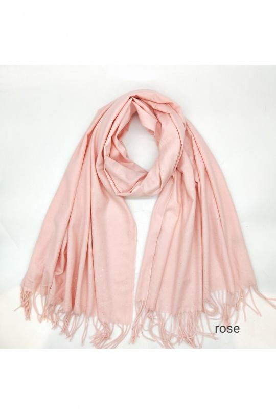 Écharpes Accessoires Rose LX MODA WLA-9067 Efashion Paris